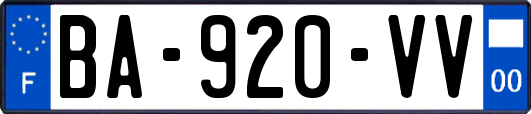 BA-920-VV