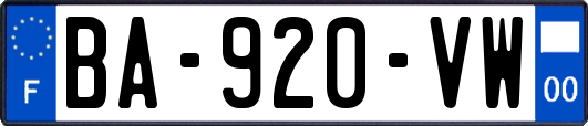 BA-920-VW