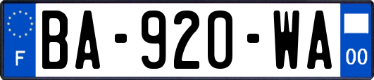 BA-920-WA