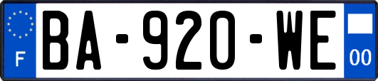 BA-920-WE
