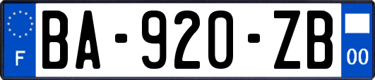 BA-920-ZB