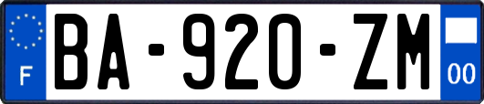 BA-920-ZM