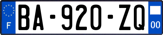 BA-920-ZQ