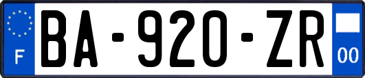 BA-920-ZR