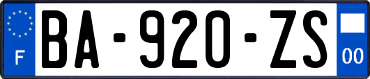 BA-920-ZS