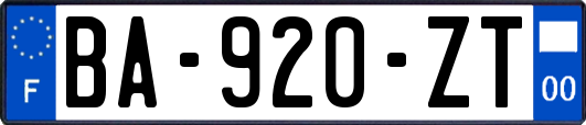 BA-920-ZT