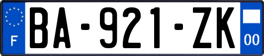 BA-921-ZK