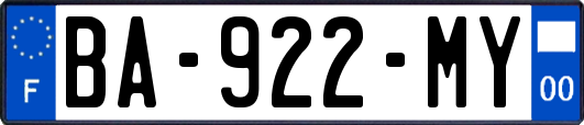 BA-922-MY