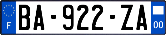 BA-922-ZA