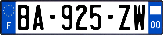 BA-925-ZW