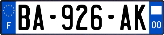 BA-926-AK