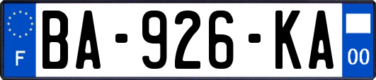 BA-926-KA