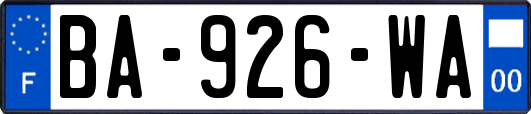 BA-926-WA