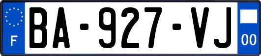 BA-927-VJ