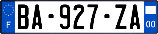 BA-927-ZA