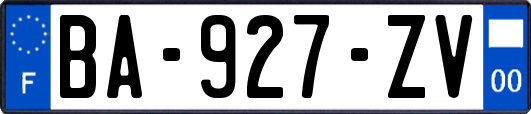 BA-927-ZV