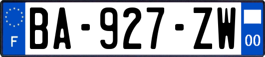 BA-927-ZW