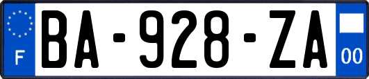 BA-928-ZA