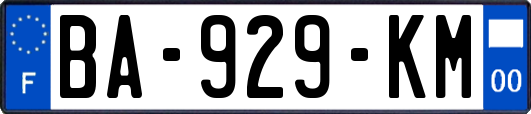 BA-929-KM
