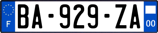 BA-929-ZA