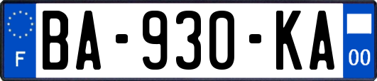 BA-930-KA