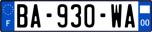 BA-930-WA