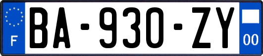 BA-930-ZY