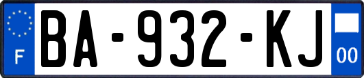 BA-932-KJ