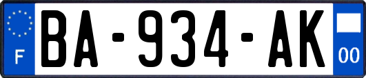 BA-934-AK