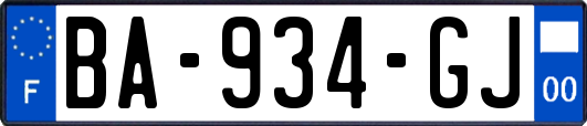 BA-934-GJ