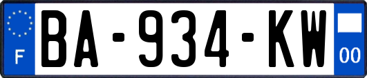 BA-934-KW