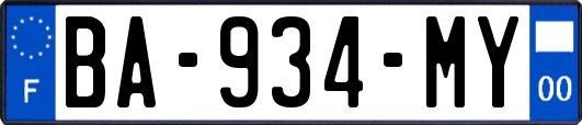 BA-934-MY