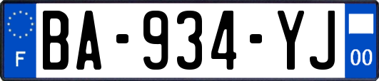 BA-934-YJ