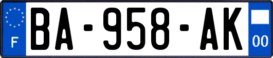 BA-958-AK