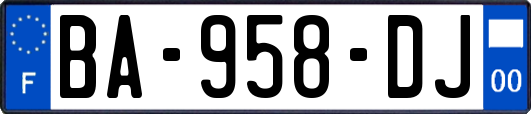 BA-958-DJ