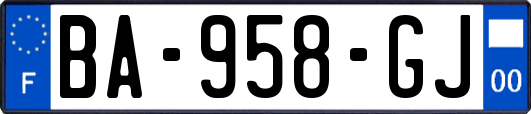 BA-958-GJ