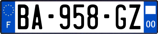 BA-958-GZ