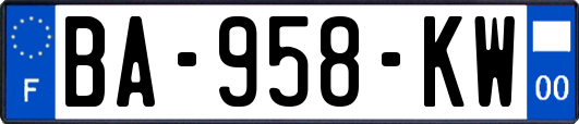 BA-958-KW