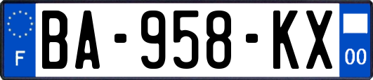 BA-958-KX