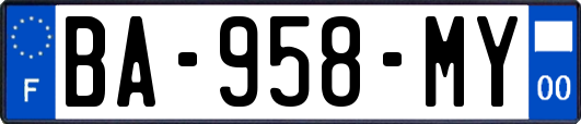 BA-958-MY