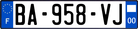 BA-958-VJ