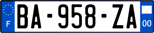 BA-958-ZA