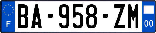 BA-958-ZM