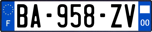 BA-958-ZV