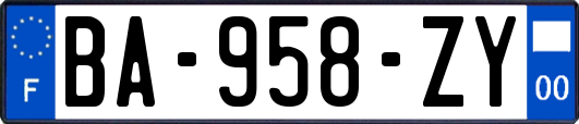 BA-958-ZY