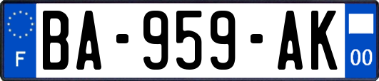 BA-959-AK