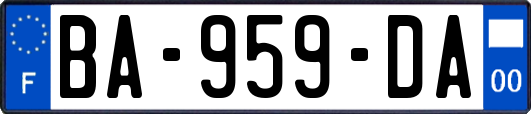 BA-959-DA