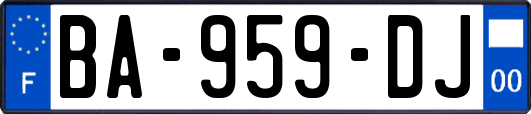 BA-959-DJ