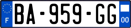 BA-959-GG