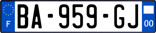 BA-959-GJ